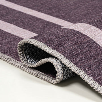 Sloane Classic 2-stripe Border Washable Area Rug